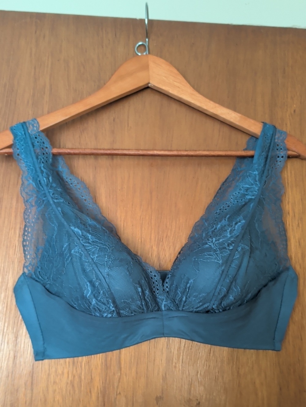 Lace Bra in Cornflower Blue - Women's Intimates